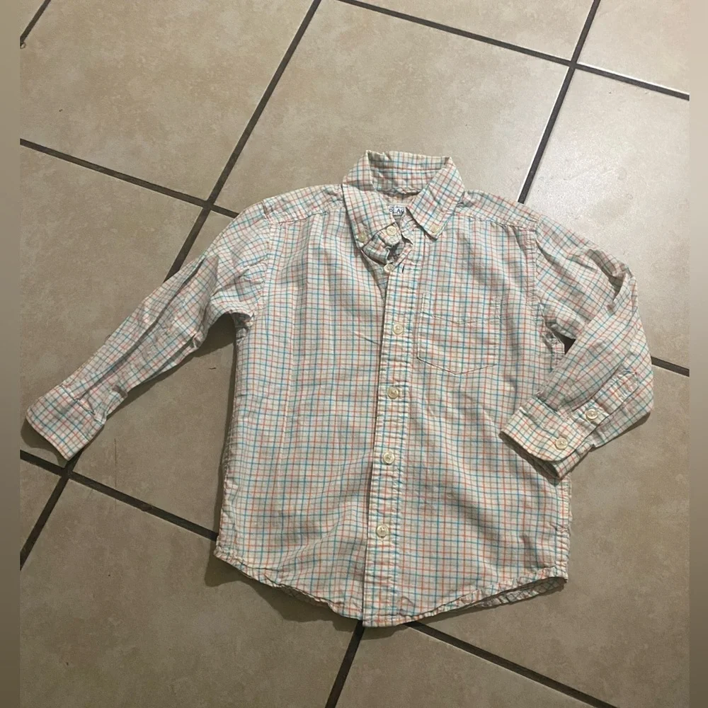 The Children's Place Pastel Plaid Button-Up Shirt